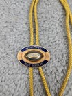 Vintage - Cfl Winnipeg Blue Bombers Football - Rare Bolo Tie - Metal   Enamel