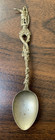 Vintage Italian Firenze Souvenir Spoons Pair Marzocco Lion Ornate Handles