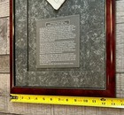 George H w  Bush Double Signed Framed 26x13 41st President Of The Us Auto