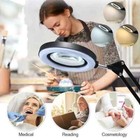 72led 8x 10x Illuminated Magnifier Usb 3 Colors Led Magnifying Glass Soldering
