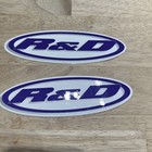 Lot Of 2 R d Collectible Bumper Stickers New Old Stock