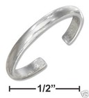 Adjustable Wave Toe Ring Sterling Silver 925 Fine Beach Jewelry By Silver Line