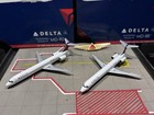 Rare Gemini Jets 1 400 Delta Md-90 And Md-88  lot With Delta Wings 