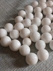 Vintage White Colored  Glass Marbles Lot Of 25    Fresh Case Jabo Game    55 
