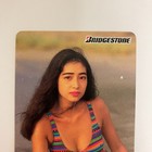 Japan Idol Phone Card Rie Ogasawara Rare Teleca Vintage Sexy Bikini Bridgestone