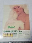 Sq17   vintage 1987 4 Mugs 4 Bucks 20 t X 16 w Grolsch Holland Beer Poster Nos