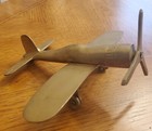 Vintage Brass Airplane