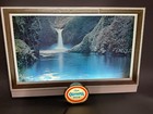 Rare Vintage  Olympia Brewing Company Light Up Sign W  Waterfall Scene 3d Effect