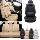Faux Leather Car Seat Cover Full Set For Honda Accord civic cr-v clarity insight