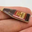 Budweiser Beer Bottle Shape Lapel Pin Anheuser Busch Brewery Advertising Vintage