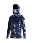Men s Hooded Fishing Shirt Upf 50  Sun Protection Quick Dry Long Sleeve Outdoor