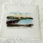 Newbury - River - Ma Massachusetts Antique Trinket Souvenir China Dish 