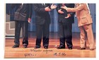 Yitzhak Rabin Israel Prime Minister Signed Photo Of Gaza   jericho Agreement 1994