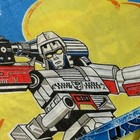 Vintage 1984 Transformers Twin Flat Bed Sheet   Case Autobots Hasbro  flaw