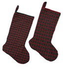Vtg Needle Treasures Needlepoint Christmas Stocking Pair Antique Toys Santa