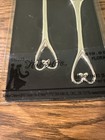Studio His   Hers Cake Knife Serving Set Wedding Silver Heart Cutter Cake Server