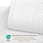 White Bath Towels - 100  Cotton 6 Piece Towel Set - 2 Bath Towels  2 Hand Towel