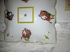 Vintage 1950s Glass Ceiling Light Shade Western Cowboy Rodeo