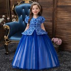 Kids Flower Girls Tutu Dress Pageant Wedding Bridesmaid Princess Party Ball Gown