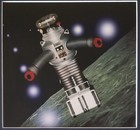 Lost In Space Robot B-9 Floating In Space Picture   dk 321 