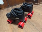 Riedell Dart Roller Skates Black Womens Size 8 Barley Used