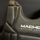 Macho Martial Arts Sparring Chest Protector - One Size - Black 