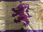 Vintage Scotland Rampant Lion Nylon 3x5 Ft National Flag With Gromets Made Usa