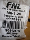  8  1 4 -20 X 13mm Die Cast Zinc Hex Drive Flanged Insert For Wood
