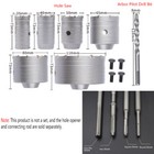 Concrete Hole Saw Sds Plus Wall Hole Opener Cement Stone Drill Bit 30mm-160mm