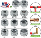 Pipe Press Tool With 11 Dies For Copper   Pex Crimping