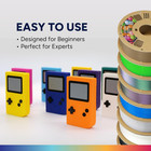 Overture 6kg Bundle Easy Pla 1 75mm 3d Printer Filament  6 Pack 1kg Spool  2 2lb