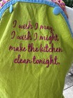 Colorful Embroidered Cotton Bib Apron With Pocket  Striped Polka Dot Print