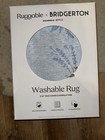 Ruggable 5 x7  Washable Bridgerton Aubrey Hall Garden Area Rug Blue Brand New