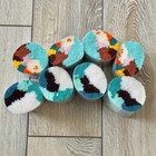 Multicolor Pre-cut Latch Hook Yarn Lot Of 8