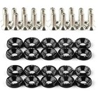 20pcs set Bumper Fender Washers Engine Bay Dress Up Bolts Fasteners M6 Black