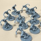 Pack 15pcs Zombicide Black Plague Zombie Runners Board Game Miniatures Dnd Toys