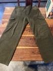 Filson Mackinaw Wool Pants Style 87 100  Virgin Wool Size 34 X 28 Hunter Green