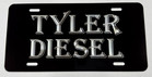 Engraved Custom Personalized Your Name Diamond Etched License Plate Car Tag