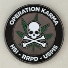 Operation Karma Hsi Rrpd Uspis Atxgreen Challenge Coin  J 41