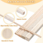 215 Pieces Balsa Wood Sticks 1 8  3 16  1 4  5 16  3 8  1 2 X 6 Inch Hardwood S