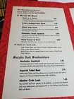 Vintage Crestwood Tavern  Restaurant Cocktail Lounge Menu  1960s