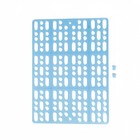 12 Pack Rabbit Cage Mat  Plastic Small Animal Feet Pads With Snap Joint  Dura   