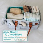Baby Diaper Caddy With Lid  Diaper Caddy Organizer For New Mom Gifts  Newborn