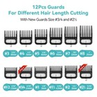 Professional Hair Clipper Guards Guide 1 10 Pc Coded Cutting Guides Wahl Clipper