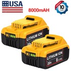 For Dewalt 20v Xr 8 0ah Dewalt Battery 20v Max Lithium Ion Dcb203 Dcb208 Dcb200