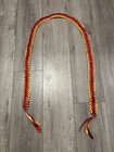 Maroon   Gold Ribbon Double Ribbon Graduation Open Lei  custom Orders Available 