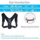 Back Posture Corrector Belt Adjustable Back Brace Straightener For Men Women