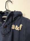 Abercrombie   Fitch Pullover Hoodie Sweatshirt Kids Size Xl Navy Blue Logo