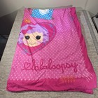 Lalaloopsy Twin Comforter blanket Reversible - 64 x86  - 1 Eye Button Missing