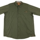 First Lite Ranger Performance Shirt Mens Xl Olive Green Stretch Snap Hunting
